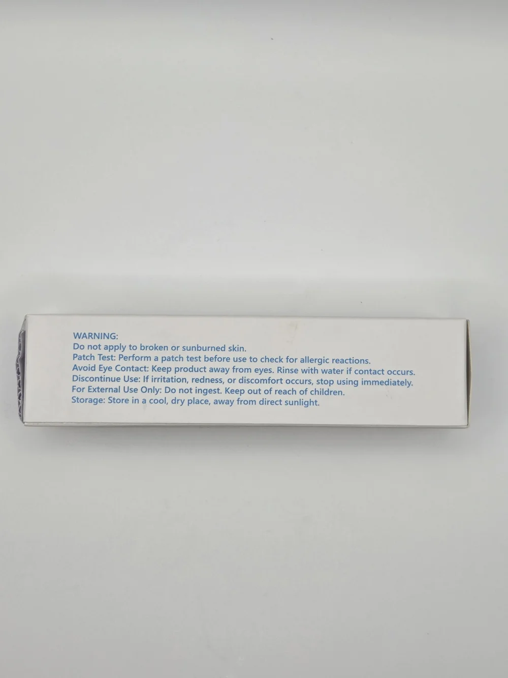 YOYORY Eye Cream Tube in White Box with Blue Text